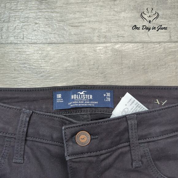 Hollister Juniors Curvy High Rise Jean Leggings Size 11 - Picture 2 of 6